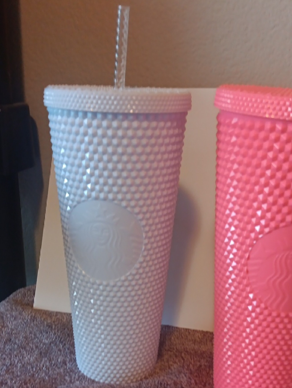 Starbucks Studded Tumbler Pair - Pink & Iridescent - Picture 3 of 3
